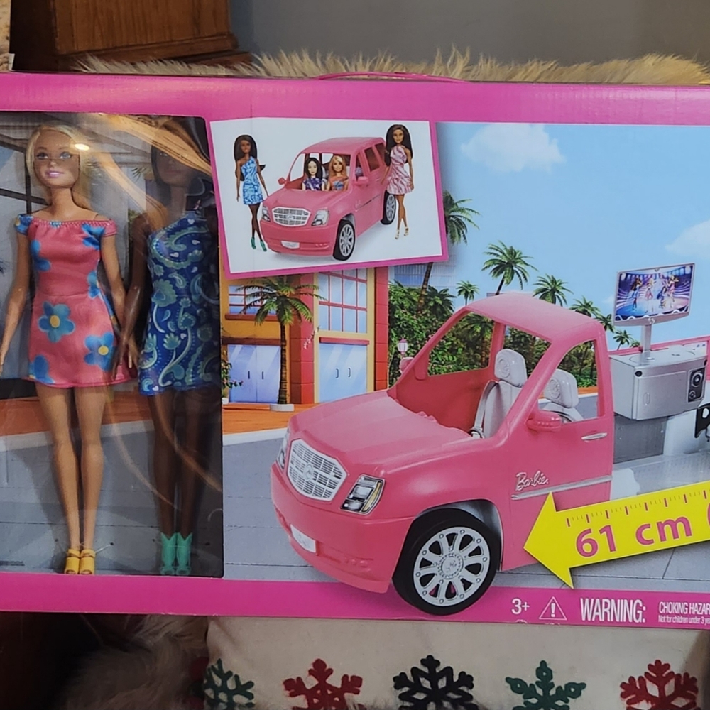 Sold! Barbie Party Limo and 4 Dolls Bundle - Perfect Gift!